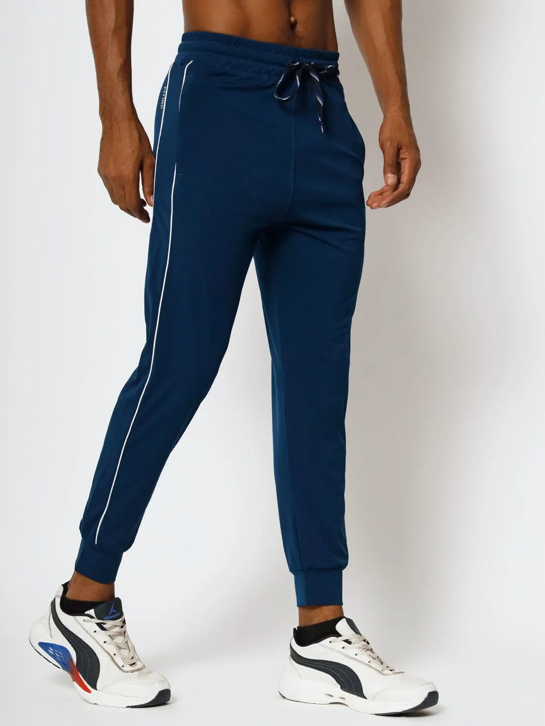 Tapered Jogger with Pockets - Airforce Office Wear Movement Fit