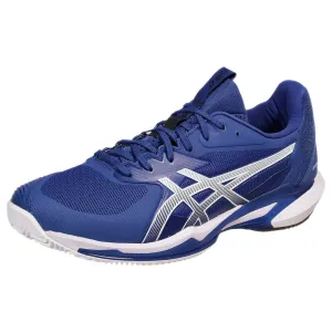 Asics Men's Solution Speed FF 3 - Clay - Dark Cobalt/White 3D Airflow Mesh Biomechanical Ergonomics