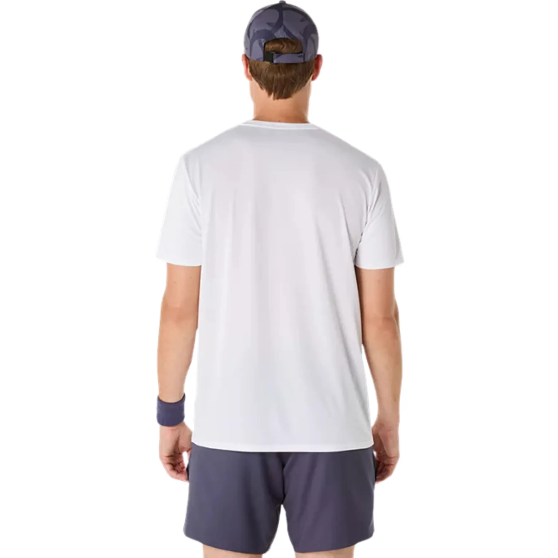 safe for skin Asics Match Seasonal Graphic Mens Tee - Brilliant White