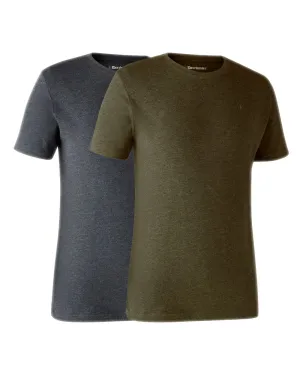 Deerhunter Basic 2-Pack T-Shirt Light Casual Wear Chic