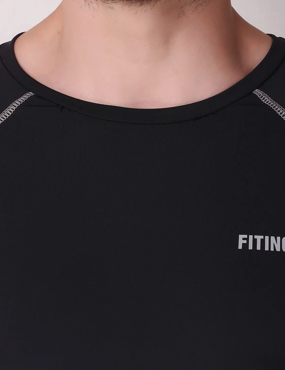 Dryfit Stretch Full-Sleeve T-Shirt - Black Outdoor Trend Look