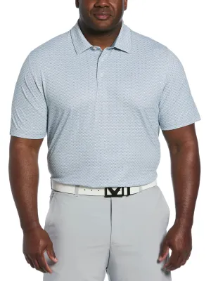 EasyCare Textile Essential Style Big & Tall Trademark Print Golf Polo