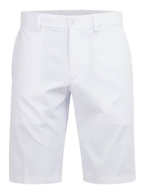 Comfort - driven J.Lindeberg Mens Somle Golf Shorts - WHITE Ergonomic Curved Seams Clean Fabric