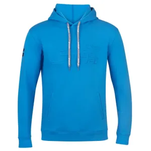 Fleece Lining Babolat Exercise Men Hood Sweat - Blue Aster