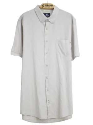 Compact Packing Men's Side Pocket Chemise,Off White
