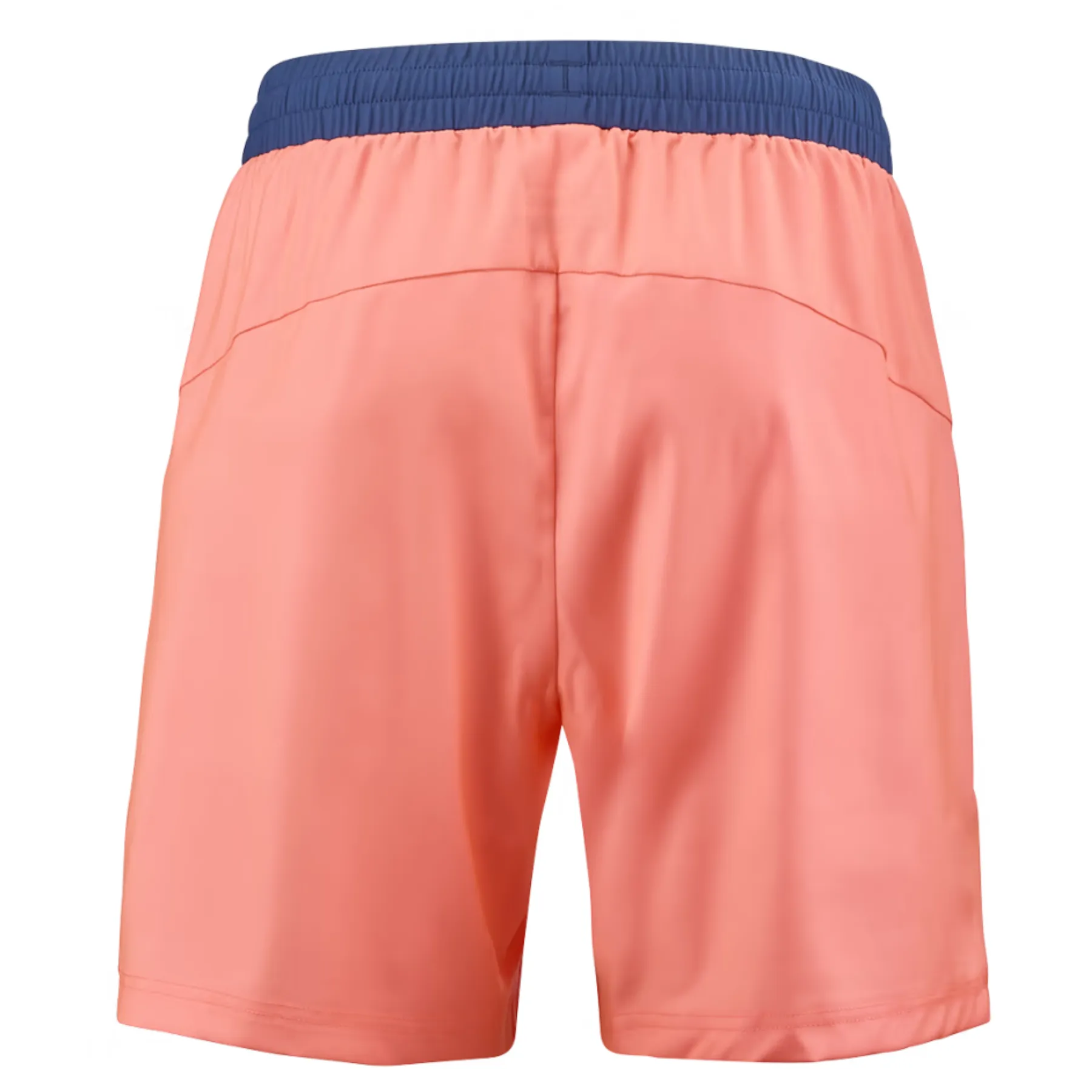 Babolat Play Men Short - Fluo Strike/Estate Blue Wide Leg Opening
