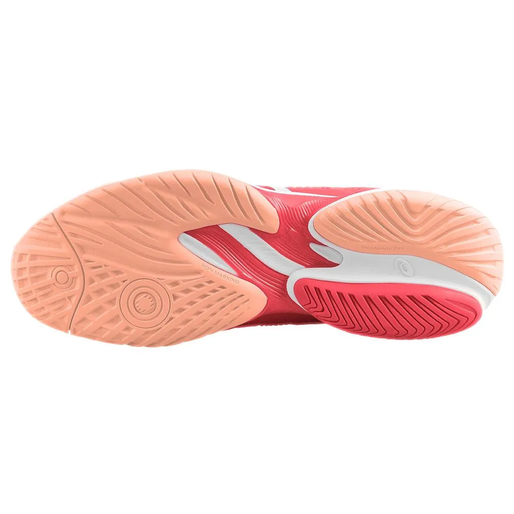 Unisex Fit Asics Men's Court FF 3 Novak - Fiery Red/White