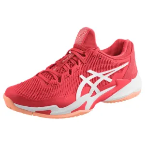 Sweat Free Asics Men's Court FF 3 Novak - Fiery Red/White
