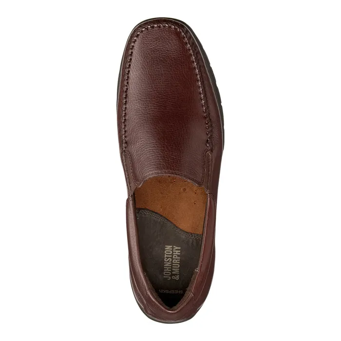 Earth Tone Heart Glow Mens Johnston & Murphy Crawford Venetian Mahogany