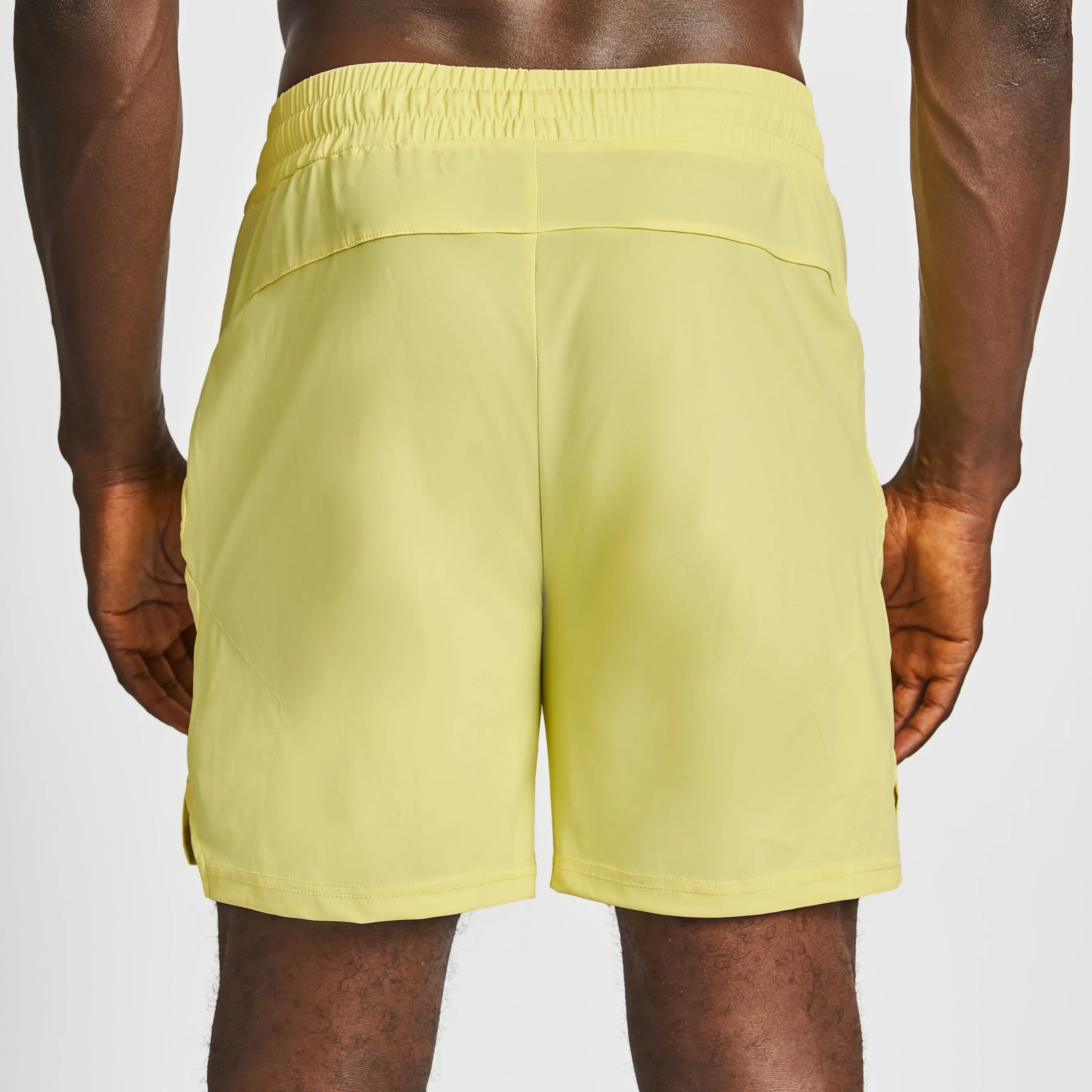 Daily Casual food industry Performance Shorts - Canary Yellow
