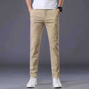 West Louis? Men's Classic Business Cotton Trousers Multi Pocket System