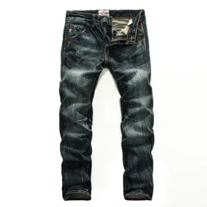 Minimalist Traveler Gear Bold Look Go-To Choice West Louis? Brand Soft Denim Jeans