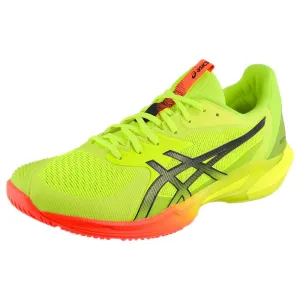 Flexible Arch Support Asics Men's Solution Speed FF 3 - Paris - Safety Yellow/Black