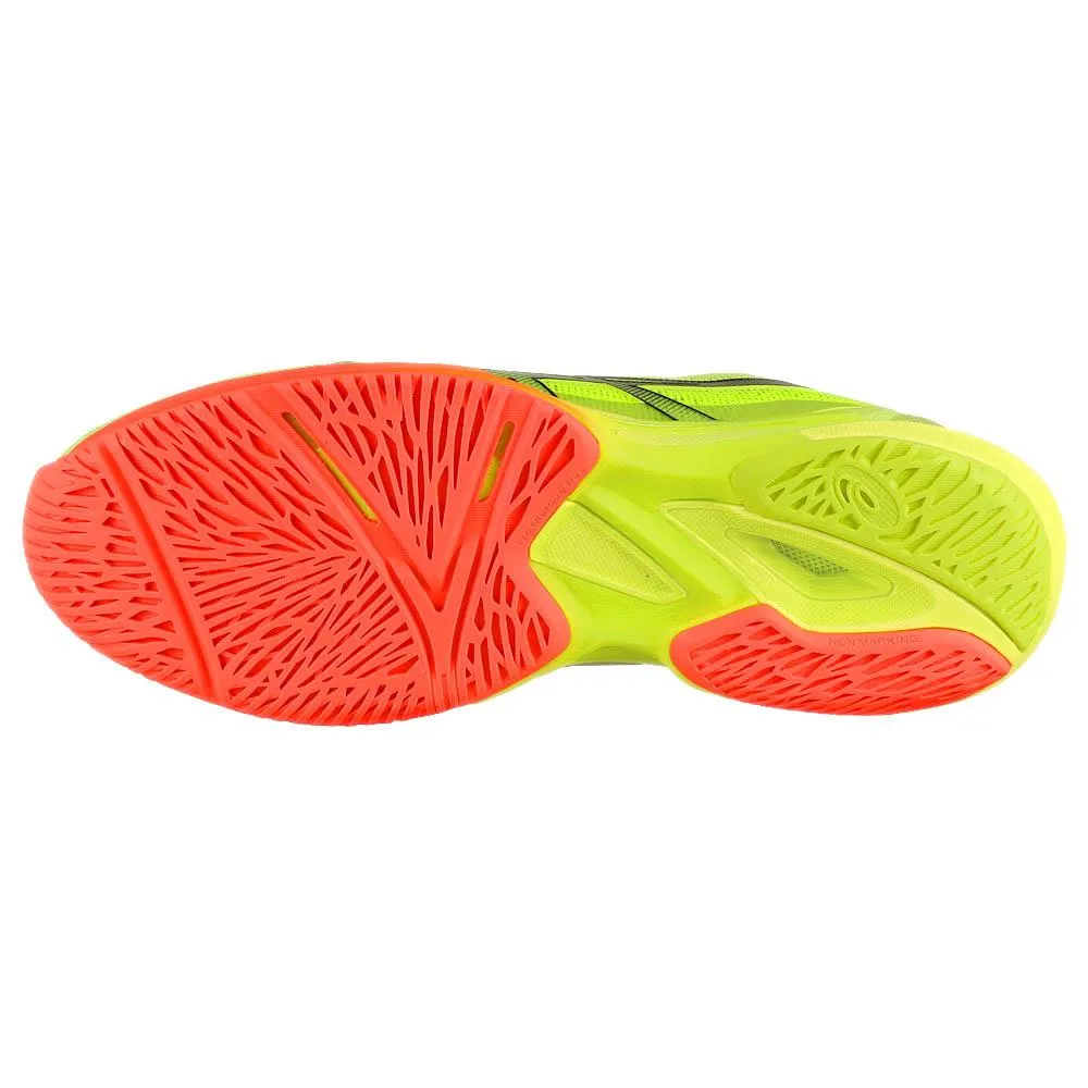 Asics Men's Solution Speed FF 3 - Paris - Safety Yellow/Black Ventilation holes