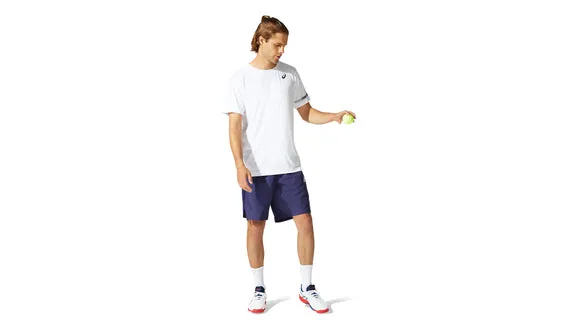 Lightweight Layer Asics Court SS Tee - Brilliant White