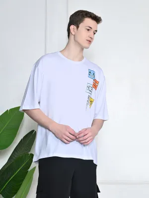 OekoTexCertified Everyday 100% Cotton BoxFaces T-shirt ?C White