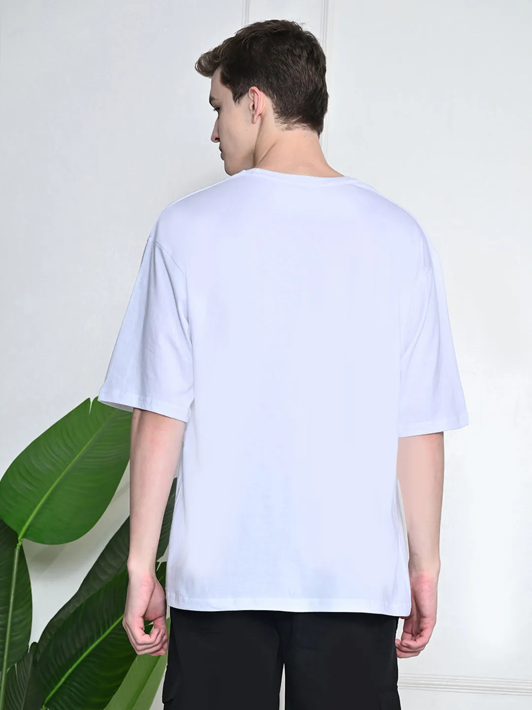 Everyday 100% Cotton BoxFaces T-shirt ?C White Sleek Waistband Sleek Comfort
