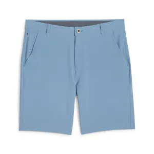 Mesh Fabric 101 Solid 9" Golf Shorts | Zen Blue
