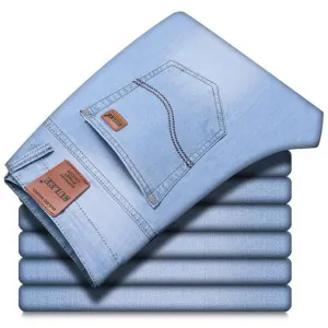 Always Stylish West Louis? Casual Light Stretch Cotton Jeans