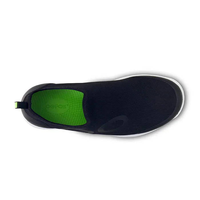 School Day Comfort Mens Oofos Oomg Sport in White/Black