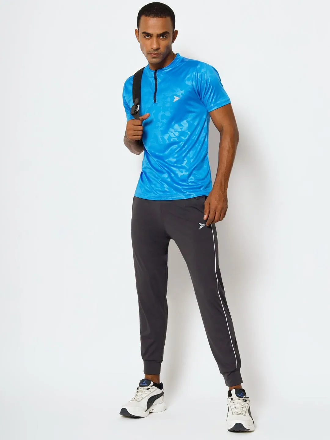 Tapered Jogger with Pockets - Dark Grey Comfort Style Sport Flex