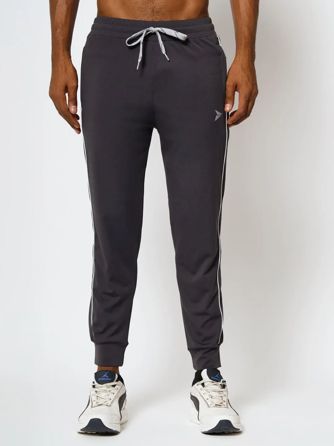 Clean Finish Tapered Jogger with Pockets - Dark Grey