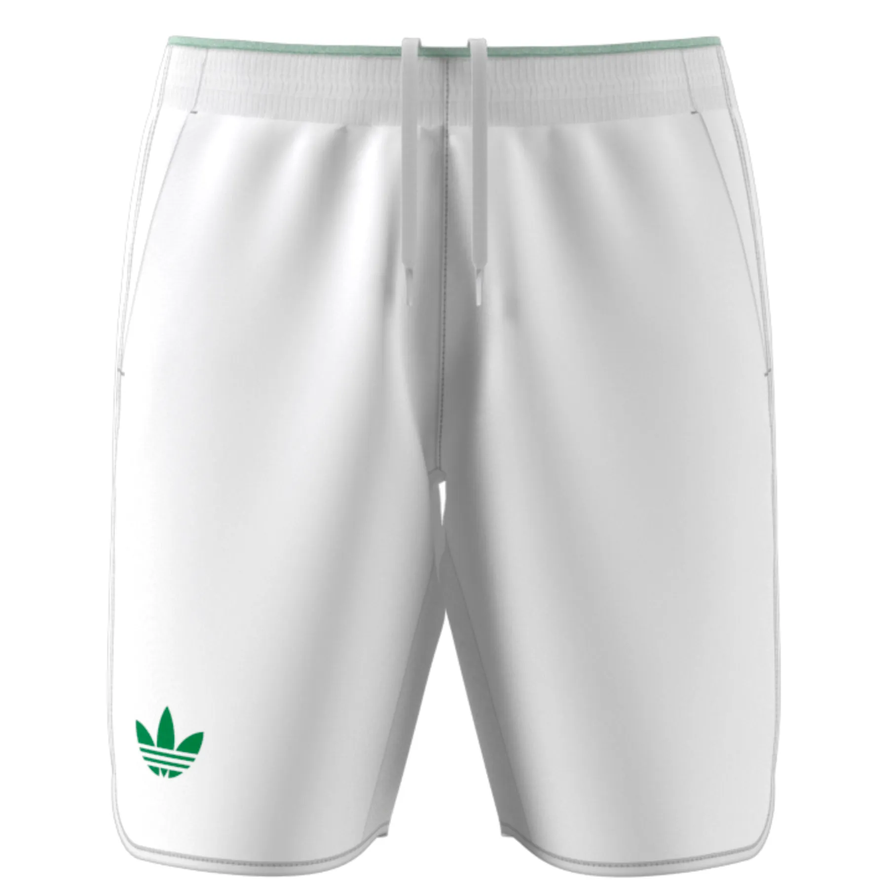 Adidas Ergo Pro Mens Tennis Shorts - White Contemporary Cut Workwear