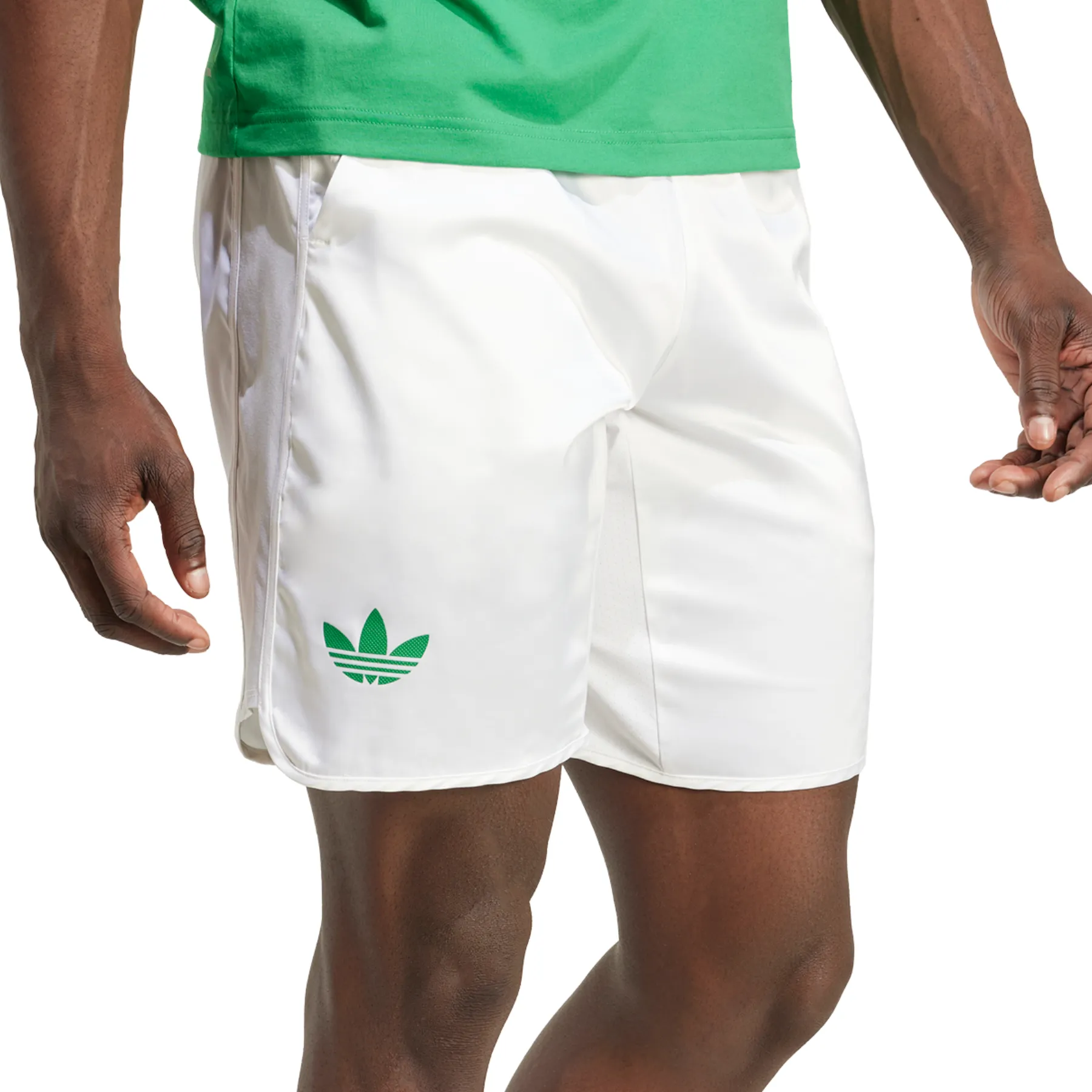 color - fast multiple pockets Adidas Ergo Pro Mens Tennis Shorts - White