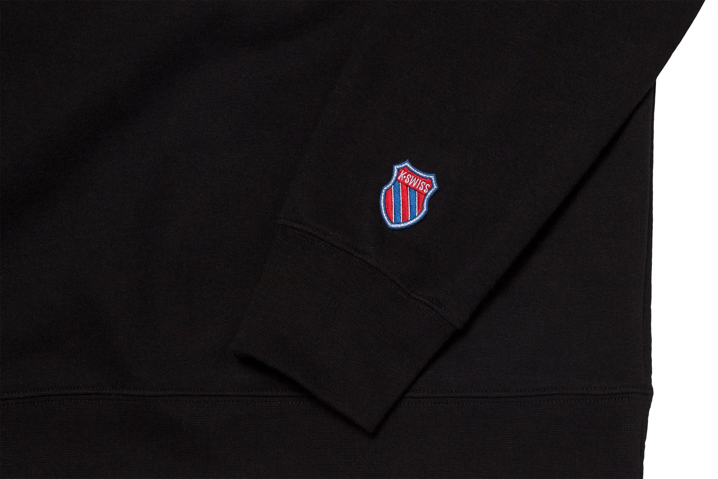 Basic Top SeamFreeShoulders 102449-008 | MENS SWISS TAPE FLEECE CREW | BLACK