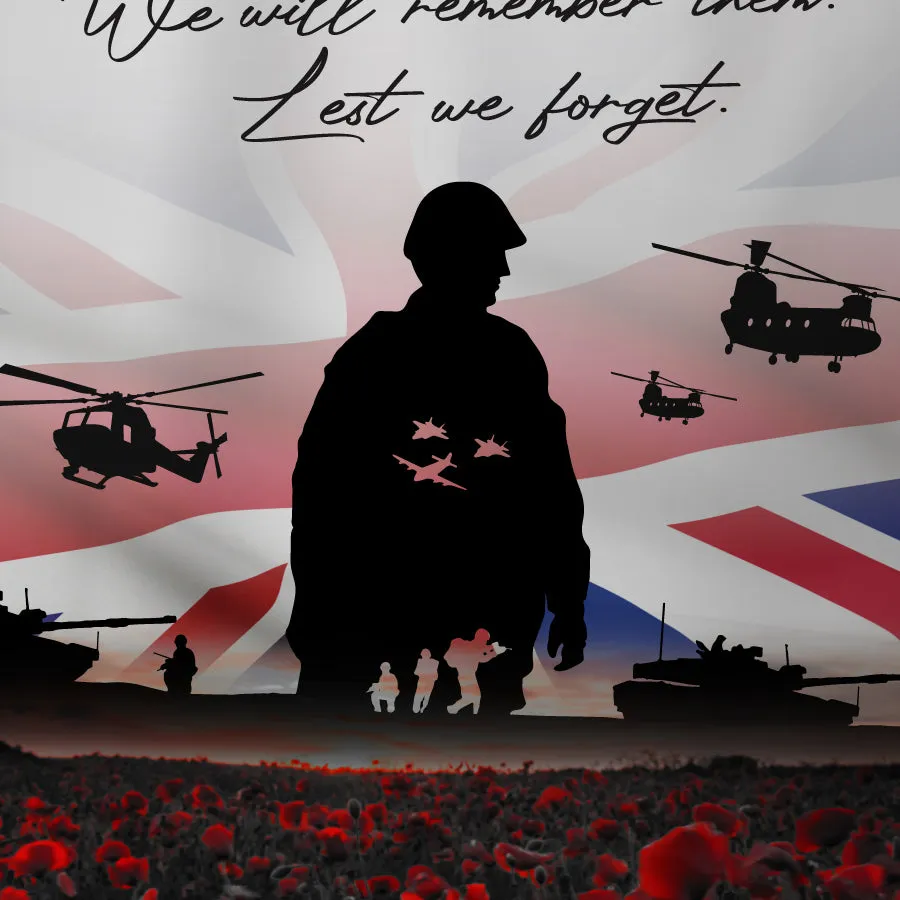 UVBlocking Fabric Tech Tagless Neck Label Honour Our Armed Forces - Armed Forces Day V3 (White) - Tech Polo
