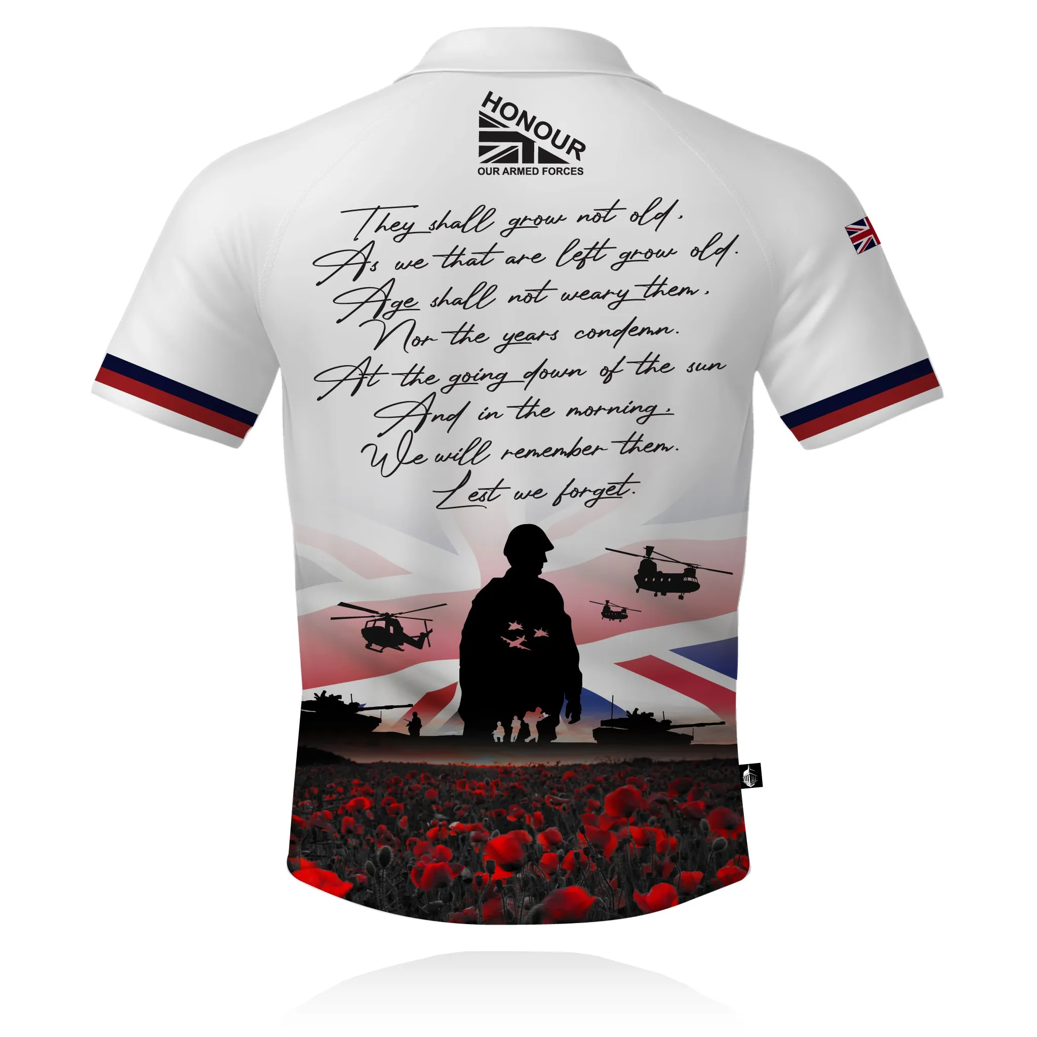 Honour Our Armed Forces - Armed Forces Day V3 (White) - Tech Polo Casual Layer