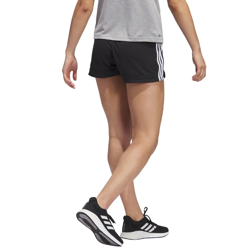 Modular Storage Design Flexible shape Adidas Pacer 3 Stripe Knit Short - Black/White