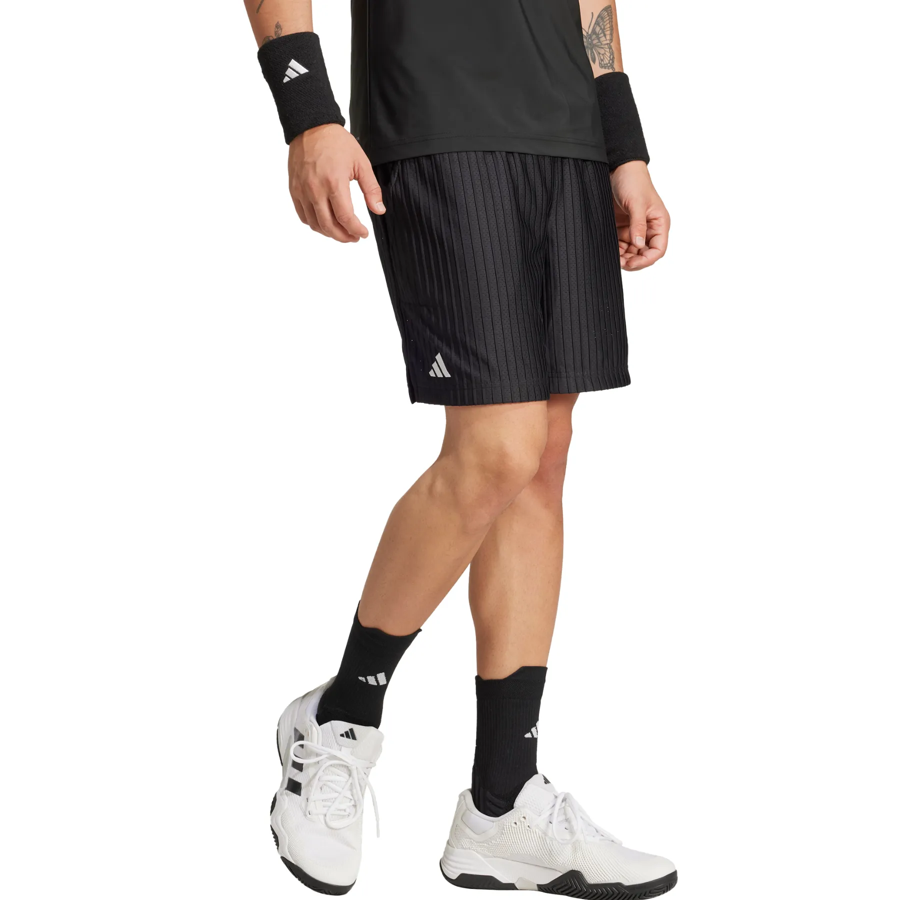 Exclusive Design Adidas Extra Short and Tight Set - Black