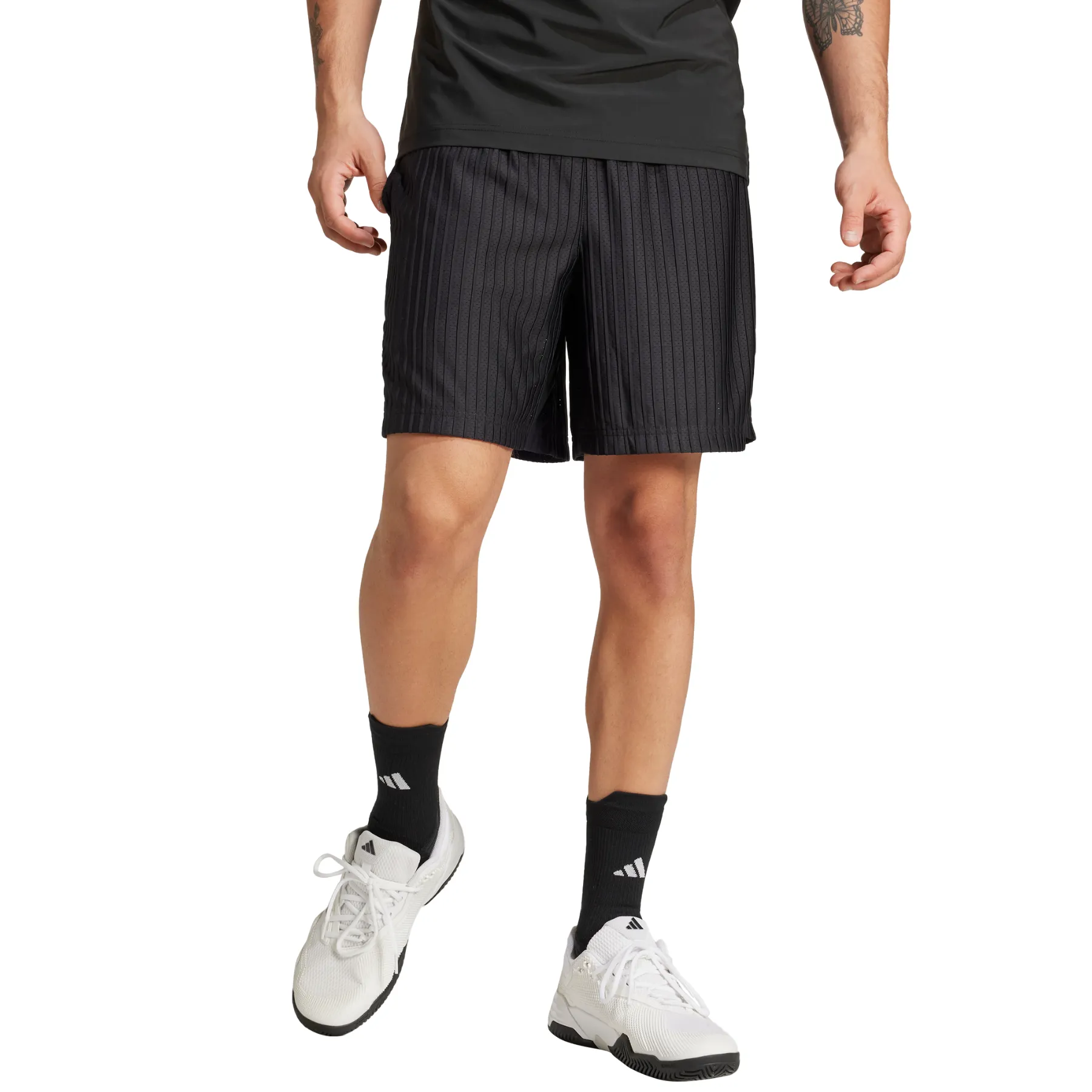 Adidas Extra Short and Tight Set - Black Minimal Design