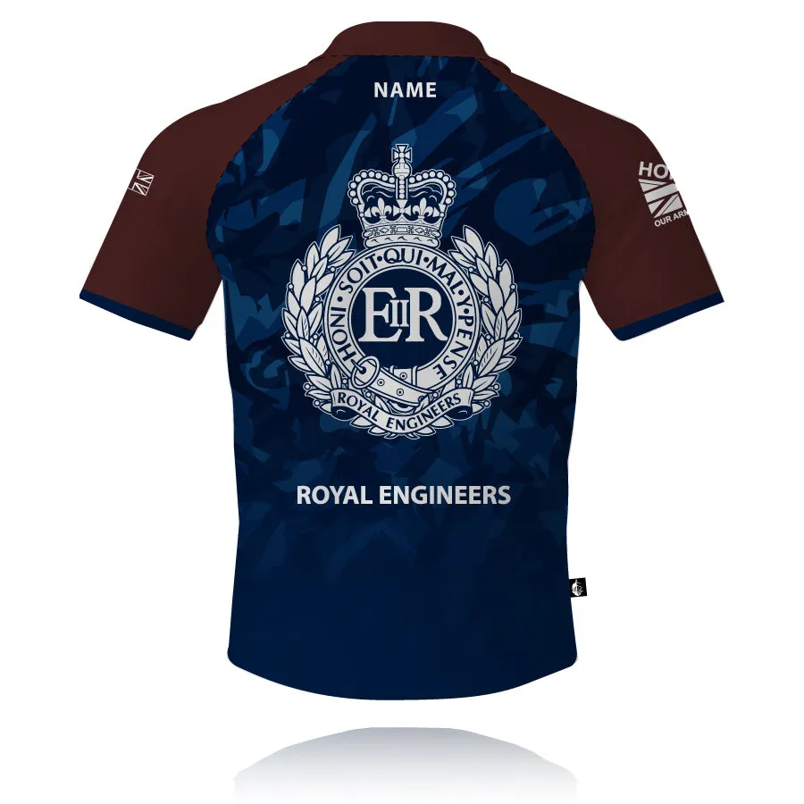 Lightweight Knit Material Timeless Fashion Royal Engineers - Honour Our Armed Forces - Tech Polo