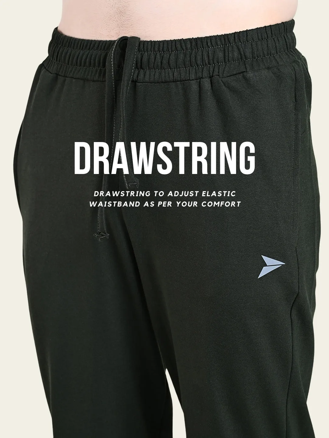 Simple Comfort Wear Utility Jogger with Pockets - Green