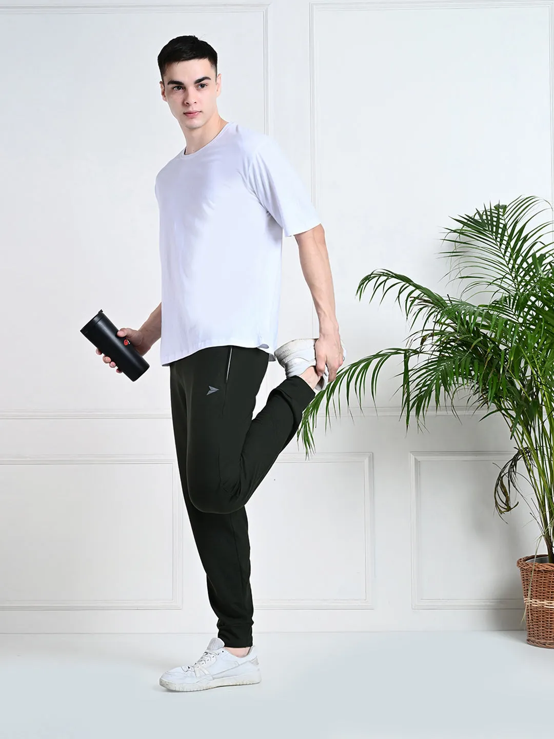 Utility Jogger with Pockets - Green Quick Dry Fit