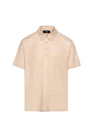 Striped Signature Golf Polo Outdoor Ready Classic Cut