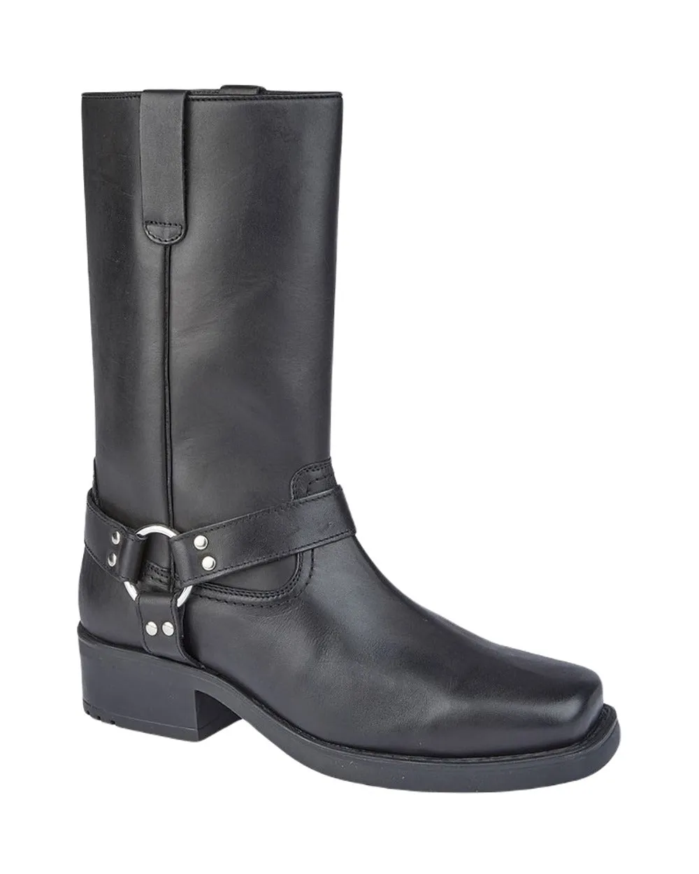 Woodland High Harley Western Harness Boots Suede Soft