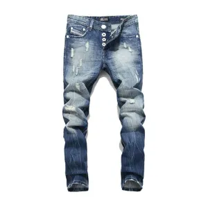 West Louis? Italian Straight Fit Ripped Jeans Spring Mood Affordable Cool And Simple