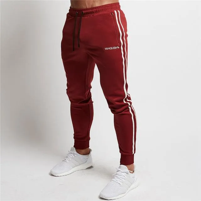 West Louis? Cotton Fitness Sweatpants ReinforcedKnees Stretchable Waist