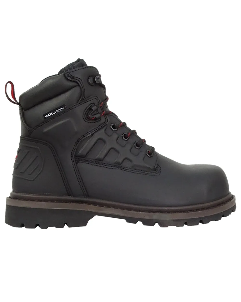 Red Glow Polish Look Hoggs of Fife Hercules Waterproof Safety Boots