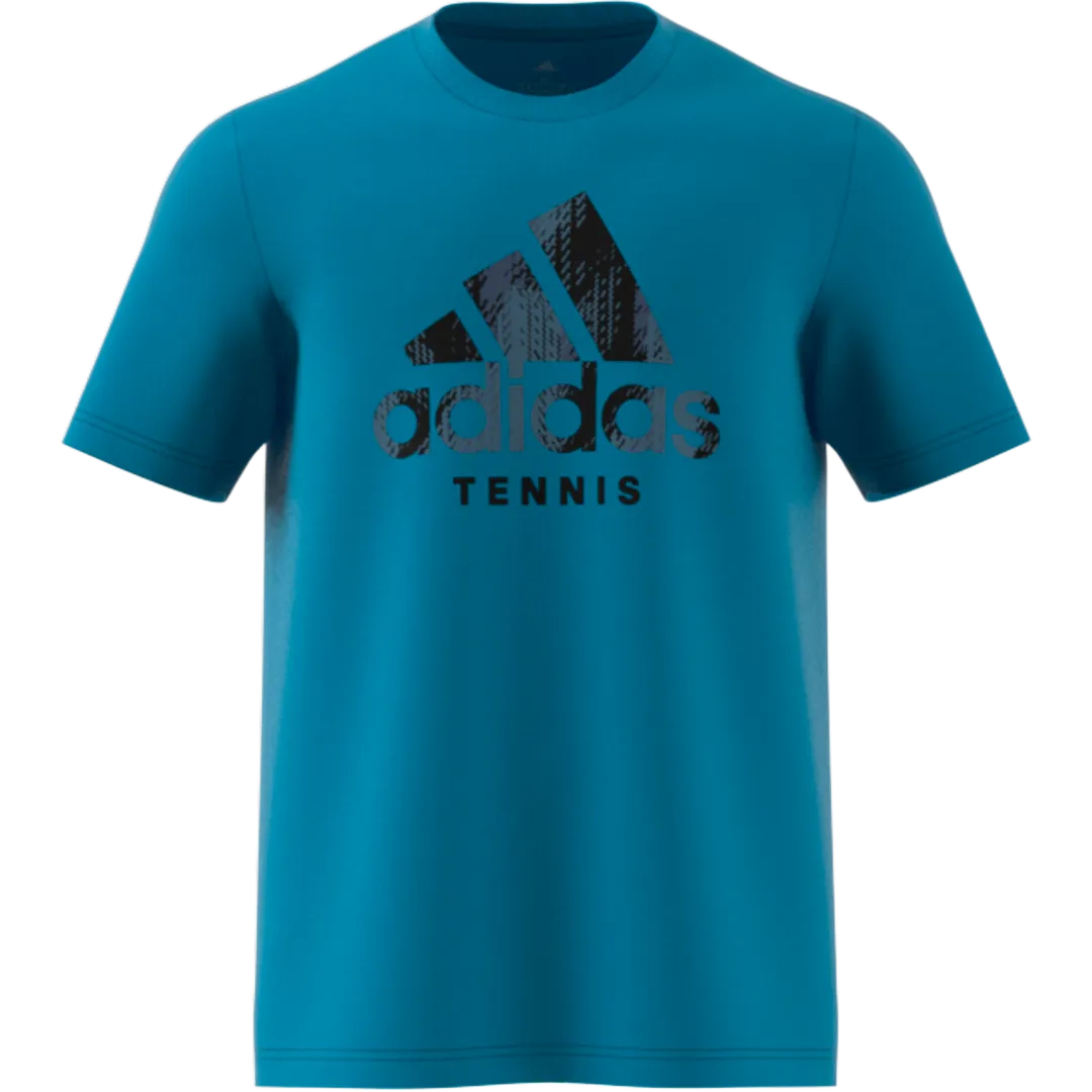 Adidas Graphic Logo Tee - Cat Camo/Sonic Aqua Comfortable fit Fit For All