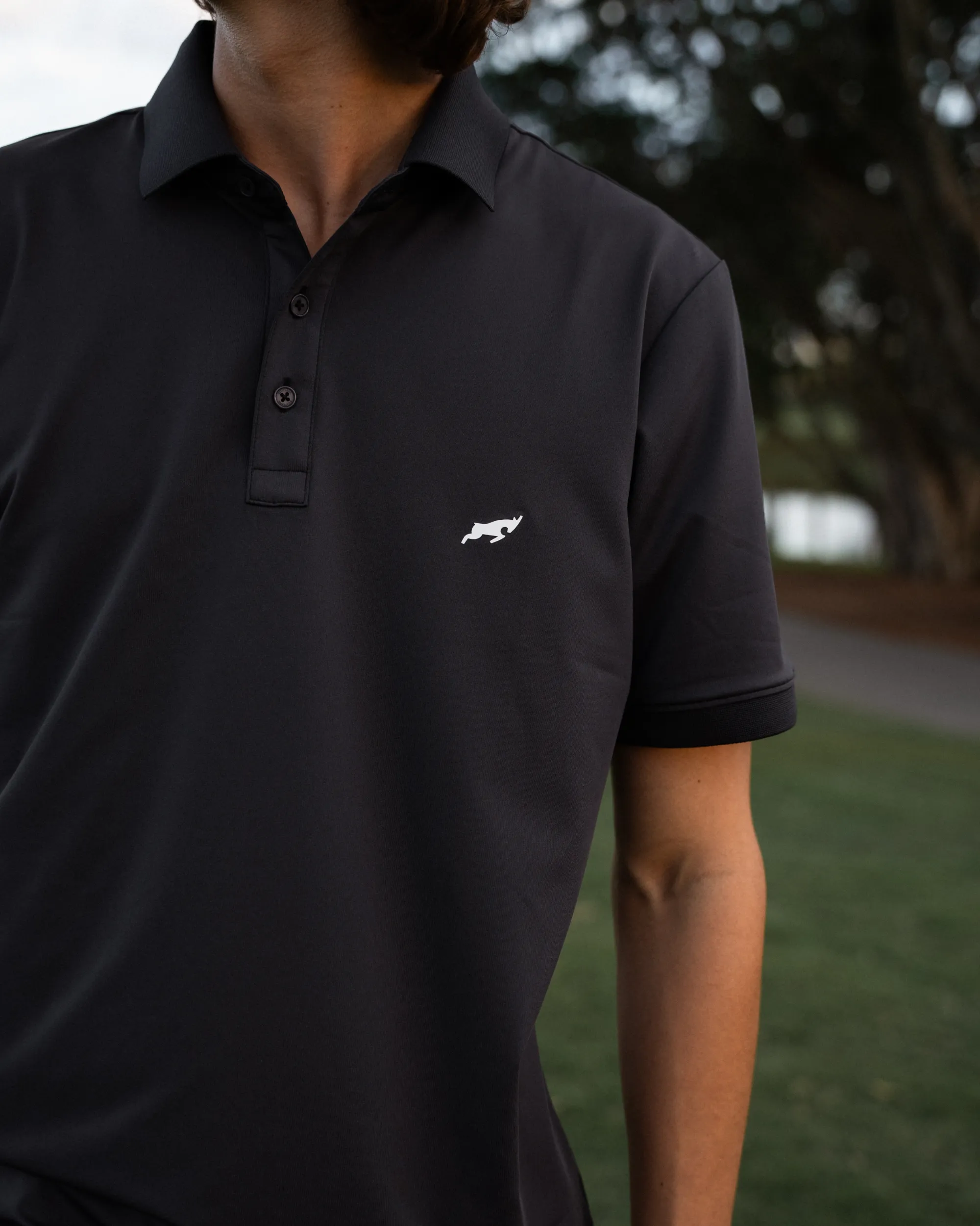 Outdoor Vibe Golf Tech Polo Navy