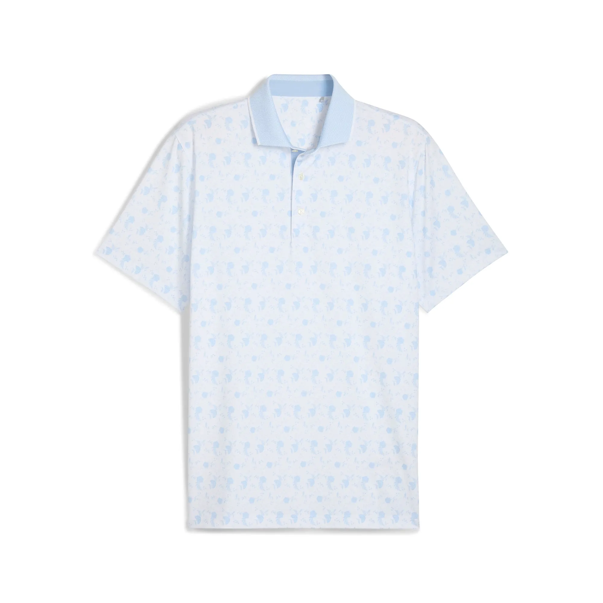 MATTR Ornamental Golf Polo Layered Hem Reinforcement