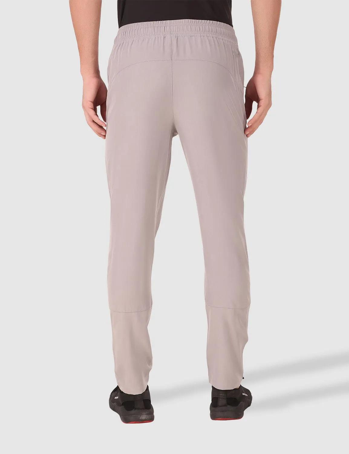 Weightless Solid Regular Fit Track Pant ?C Light Grey NonRestrictiveCut