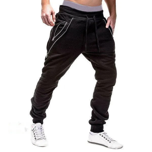 West Louis? Casual Style Side Zipper Sweatpants Casual Layer Fit Active Comfort