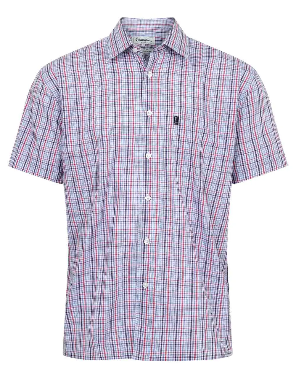 Champion Poole Short Sleeve Shirt Reinforced Buttonholes