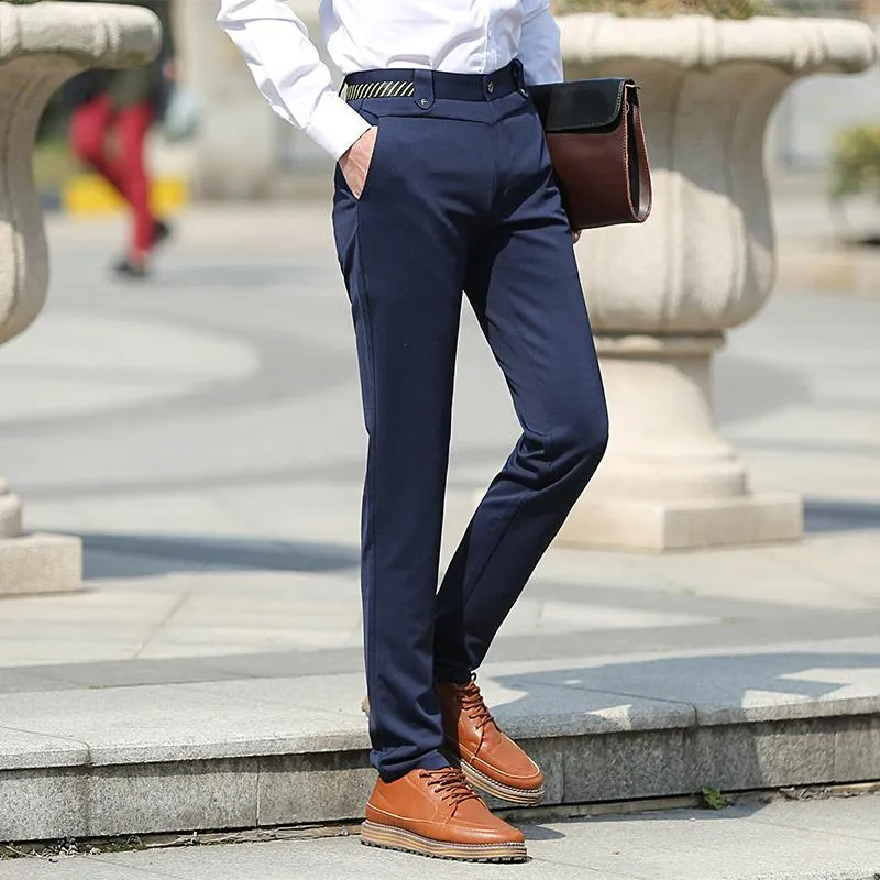 West Louis? Brand Straight Business Casual Pants Cropped hem