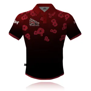 Honour Our Armed Forces 'Lest We Forget' - Tech Polo Simple Wear